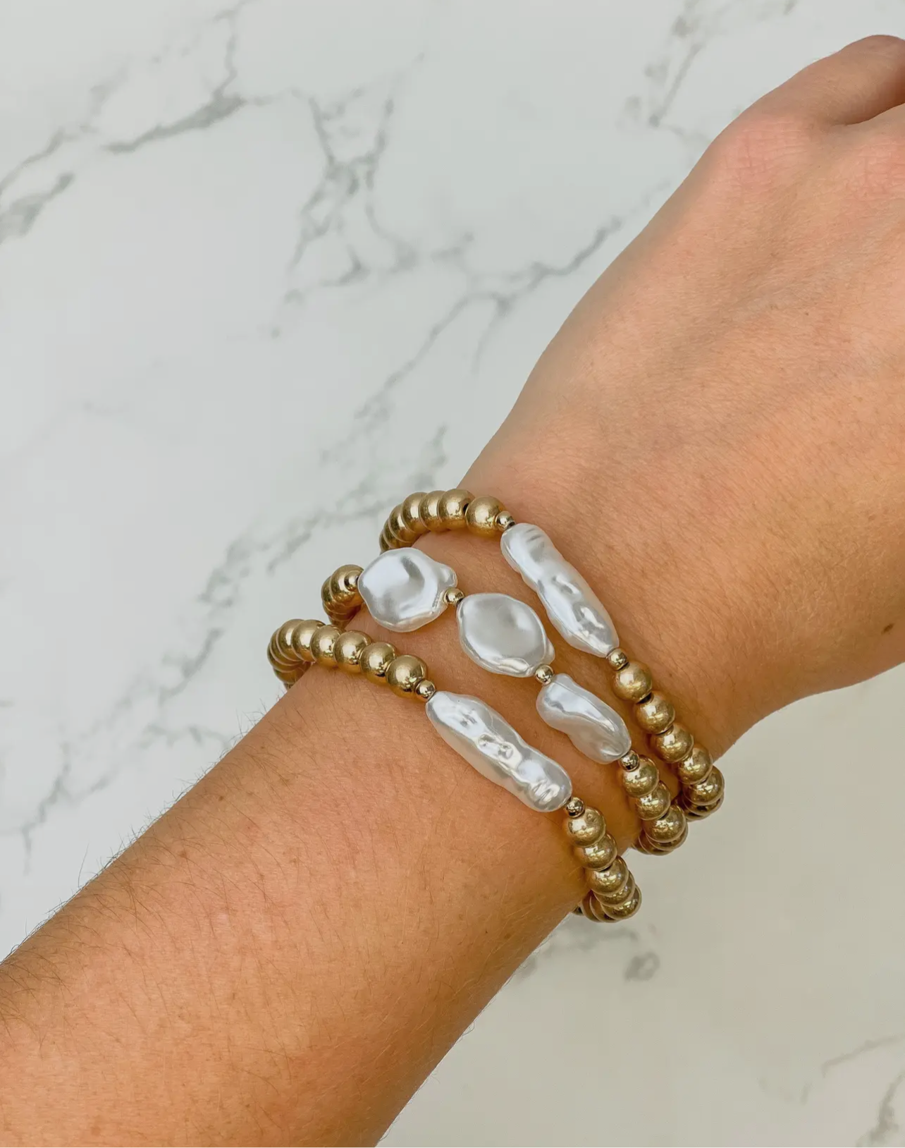 Pearl Stack Bracelets