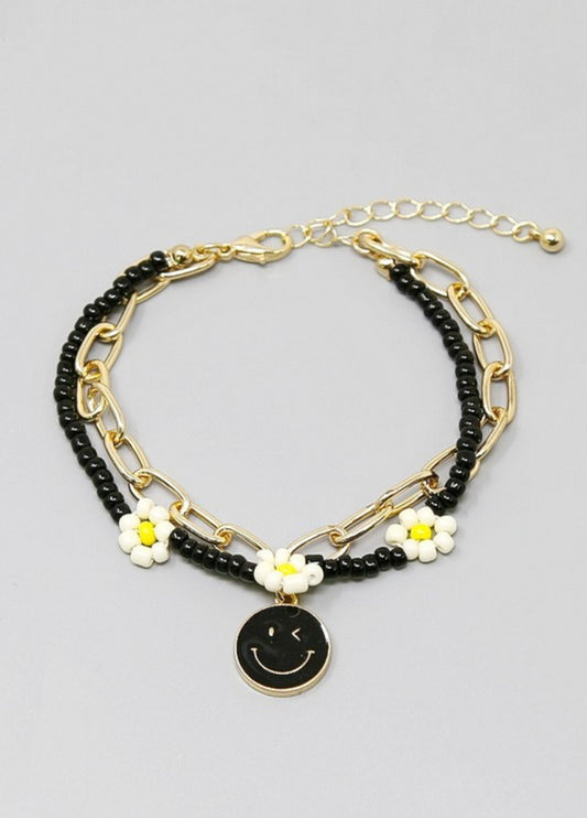 Smiley Seed Bracelet